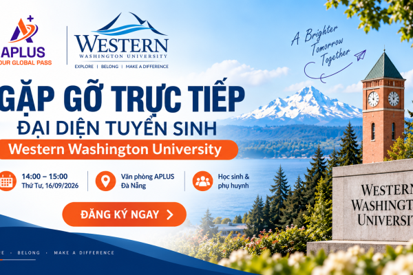 Gặp Gỡ Trực Tiếp Đại Diện Tuyển Sinh Western Washington University 