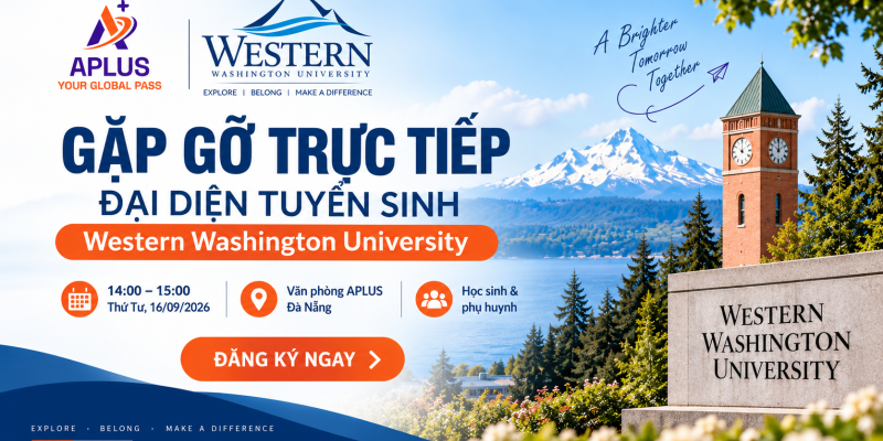Gặp Gỡ Trực Tiếp Đại Diện Tuyển Sinh Western Washington University 
